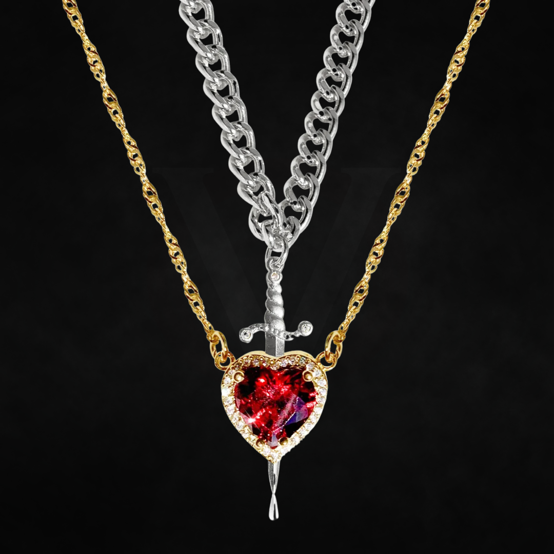 Dagger in the Heart - Necklace