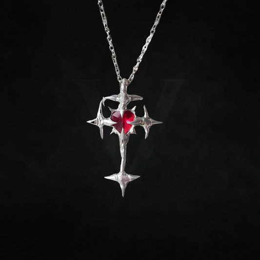 Crucified Heart - Necklace