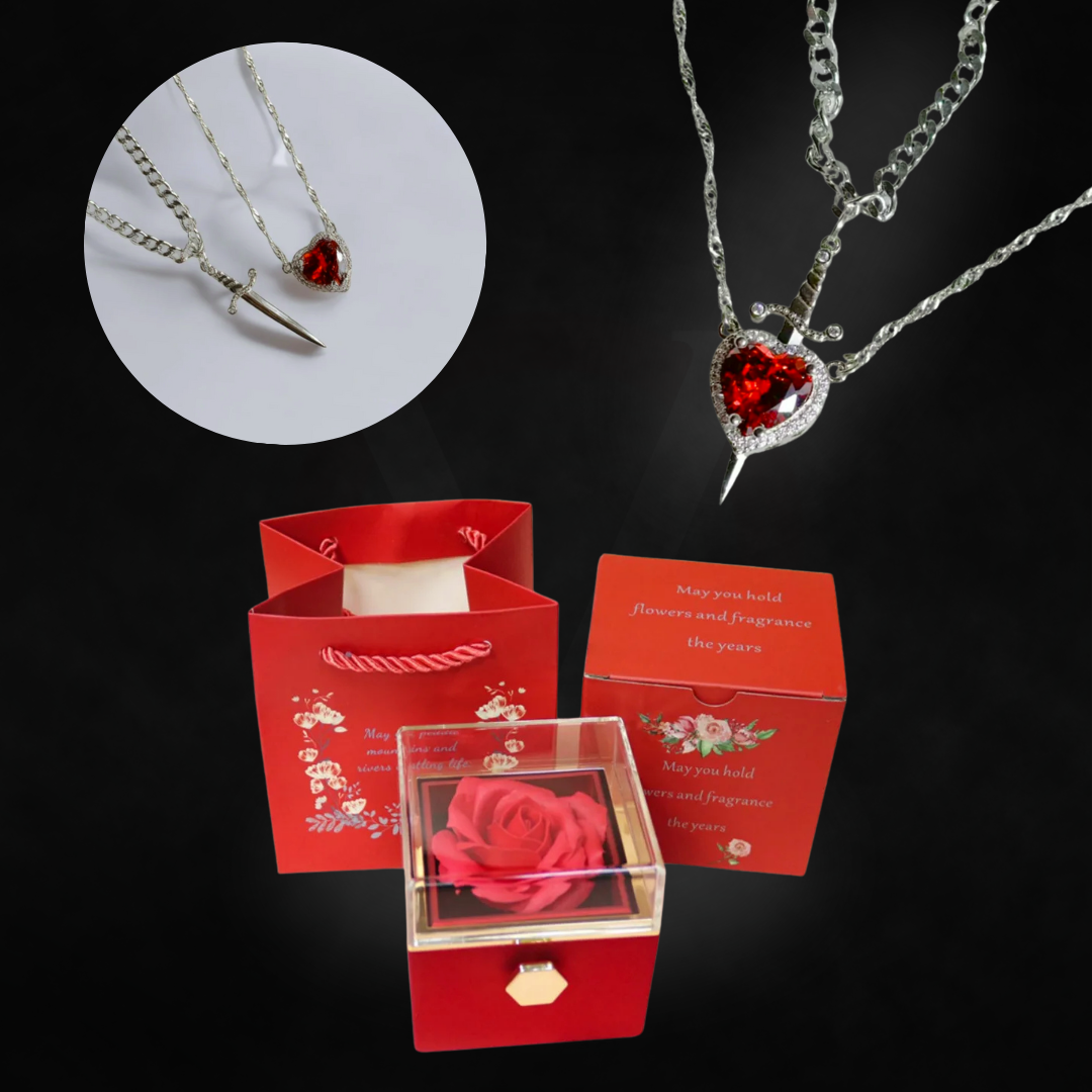 Dagger in the Heart - Necklace + Gift Box