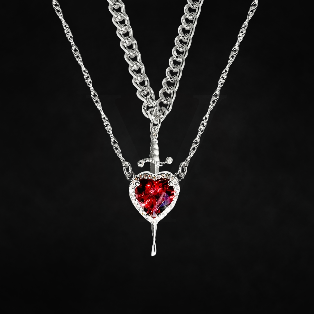 Dagger in the Heart - Necklace